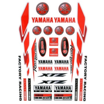 NAKLEJKI NA MOTOR MOTOCYKL ROWER YAMAHA XTZ