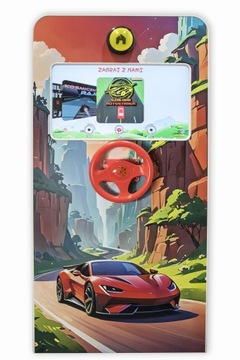 MTJ Racing Gra interaktywna, Gra do sali zabaw, Panel (kolorowa grafika)