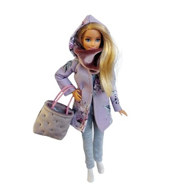 ОДЕЖДА ДЛЯ КУКЛЫ, комплект одежды, пальто, сумочка.