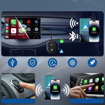 БЕСПРОВОДНОЙ АДАПТЕР 2 В 1 ДЛЯ Android AUTO и CARPLAY WIFI ДЛЯ iPhone BT XSTORM