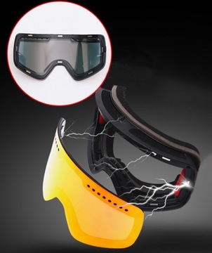 ЛЫЖНЫЕ ОЧКИ ПОЛЯРИЗОВАННЫЕ ОЧКИ REVO 2 ЛИНЗЫ