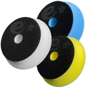 Pad Polerski Mini Twardy 95mm na Rzep 75mm Gąbka Tarcza e-lakiernik