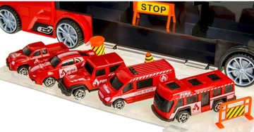 Smily Truck FIRE 5 машин Вертолет МАШИНЫ