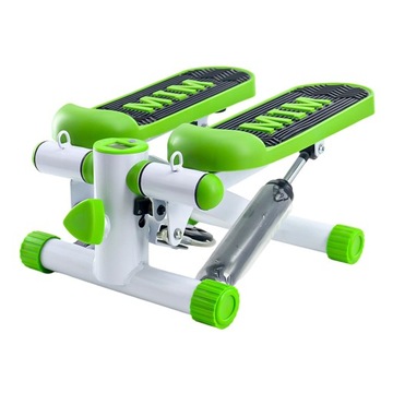Удобный мини-степпер из стали для тренировочных тренировок в зеленом цвете.