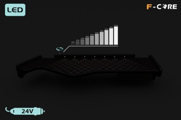 Полка TIR IVECO STRALIS 02-12 широкая, экокожа