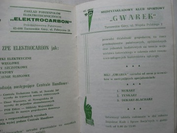 МКС ГВАРЕК Тарновские Горы 1953-1988 гг.
