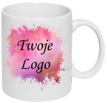 KUBEK Z TWOIM WŁASNYM LOGO FIRMY KUBKI NA PREZENT FIRMOWY