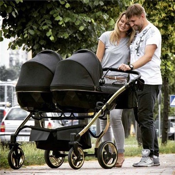 Коляска для близнецов Junama 4in1 Diamond S Line Duo V2