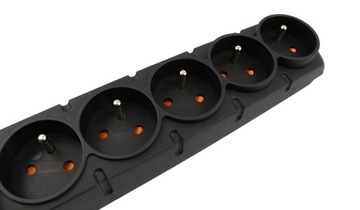 Удлинитель для защиты от перенапряжения, удлинитель ACAR, 5 розеток, 1,5 м.