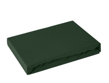 PRZEŚCIERADŁO JERSEY Z GUMKĄ 70x120 ZIELEŃ BUTELKO