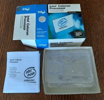 ПРОЦЕССОР INTEL CELERON 2.4 — Коробка, 2003 г.
