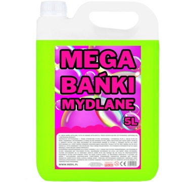 PŁYN DO BANIEK MYDLANYCH 5l MEGA WIELKICH