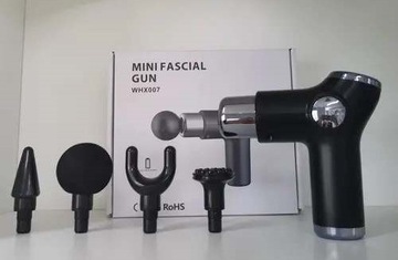 МАССАЖЕР МАССАЖНЫЙ ПИСТОЛЕТ 4 СВЕТОДИОДНЫХ НАКОНЕЧНИКА 32 РЕЖИМА