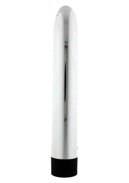 TRADYCYJNY SREBRNY WIBRATOR 17CM SENSUOUSLY SMOOTH