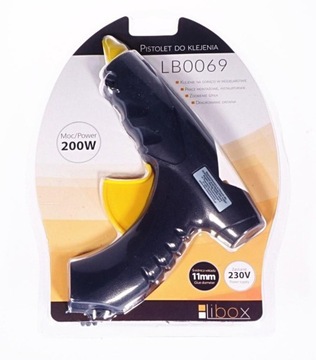 ГОРЯЧИЙ КЛЕЙНЫЙ ПИСТОЛЕТ клеит 200Вт 3м КЛЕЙ