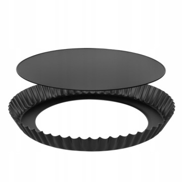 ИЗОГНУТАЯ ПРОФОРМА ДЛЯ ТАРТОВ 26 СМ СО СЪЕМНЫМ НИЖНИМ АНТИПРИГАРНЫМ ПОКРЫТИЕМ