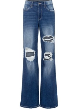 B.P.C jeansy dziury szerokie r.48