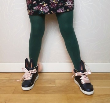 ДЕТСКИЕ КОЛГОТКИ ИЗ ГЛАДКОЙ МИКРОФИБРЫ ДЛЯ ДЕВОЧЕК 158-164 FUNPOL.