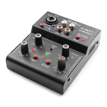 VMM201 Vonyx 2-канальный USB-аудиомикшер