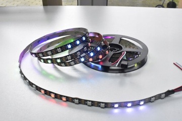 Taśma LED 5050 RGB WS2812B Magic 60 led/m IP20 5m