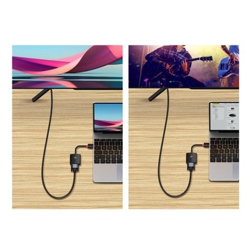 Переходник Baseus HDMI-VGA + мини-джек 3,5 мм