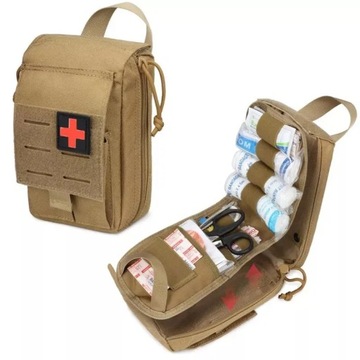 Тактическая поясная сумка, военная быстросъемная аптечка скорой помощи, медицинская