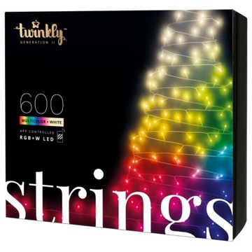 Inteligentne lampki choinkowe, Twinkly Strings 600 RGBW