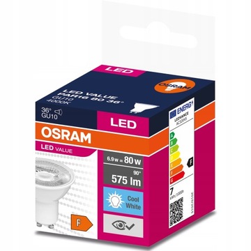 Żarówka LED Osram GU10 6,9 W 4000 K 575 lm