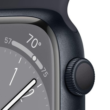 Apple Watch 8, 41 мм, GPS, алюминиевый, темно-синий, черный, КАК НОВЫЕ