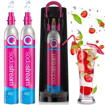 SODASTREAM CYLINDER NABÓJ BUTLA Z GAZEM CO2 QUICK CONNECT DO SATURATORA x2