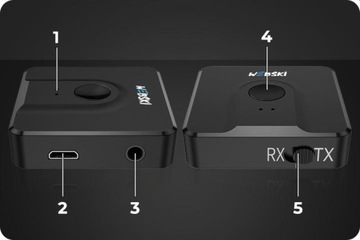 Приемник-передатчик BT Аудиоадаптер для телевизора