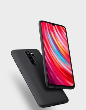 Матовый чехол Nillkin для Xiaomi Redmi Note 8 Pro (черный)