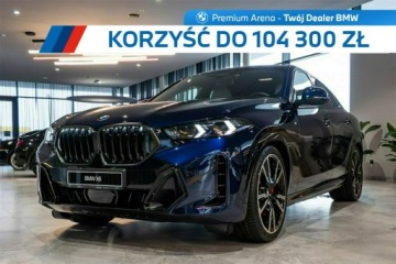 BMW X6 G06 SUV Facelifting 3.0 40i 381KM 2025 BMW X6 xDrive40i, Dostępny od ręki!