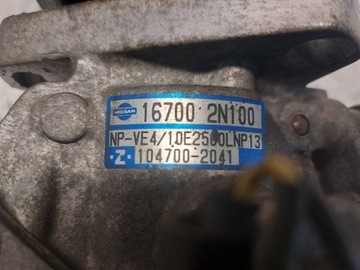 ČERPADLO VSTŘIKOVAČE NISSAN ALMERA N15 2.0 D 167002N100