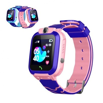 NN Q12 PINK smartwatch dla dzieci lokalizator GPS