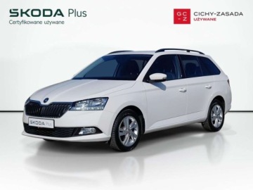 Skoda Fabia III Kombi Facelifting 1.0 TSI 95KM 2021 Skoda Fabia 1.0TSI 95KM Ambition SalonPL SerwisASO Kessy Kamera SmartLink