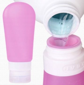 КОНТЕЙНЕРЫ БУТЫЛКИ ДЛЯ АМОЛЕТНОЙ КОСМЕТИКИ НАБОР КОСМЕТИЧЕСКОЙ СУМКИ ИЗ 9 ШТ.