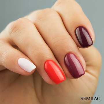 SEMILAC 005 Berry Nude UV LED Гибридный лак для ногтей 7 мл