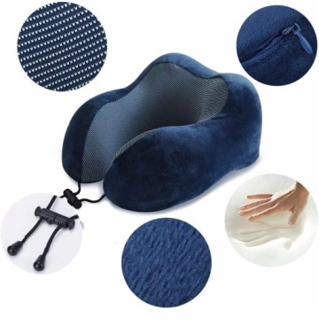 ПОДУШКА ДЛЯ ТУРИСТИЧЕСКОГО ПУТЕШЕСТВИЯ, ПЕРЕСЕЧЕНИЕ ШЕИ, ПОДГОЛОВНИК АВТОМОБИЛЯ, ПАМЯТЬ