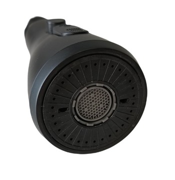 УДЛИНИТЕЛЬ КУХОННОГО КРАНА АЭРАТОР АЭРАТОР 3 ФУНКЦИИ 360° ЧЕРНЫЙ