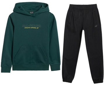 KOMPLET DRESOWY CHŁOPIĘCY 4F BLUZA + SPODNIE 158