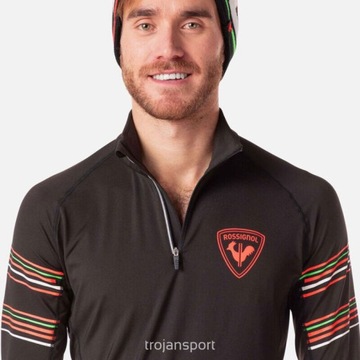 СВИТШОТ ROSSIGNOL CLASSIQUE HERO CLIM НА МОЛНИИ 1/2, ЧЕРНЫЙ M RLMML19 200