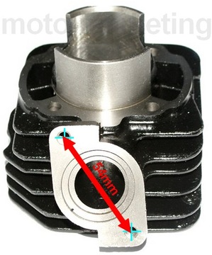 ТЮНИНГ ПОРШНЯ ЦИЛИНДРА 70см PEUGEOT VIVACITY 50 AC