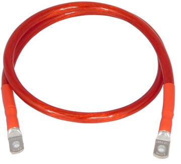 KABEL PRZEWÓD DO ŁĄCZENIA AKUMULATORÓW ELASTYCZNY LgY 35mm2 2GA CCA OFC 2m