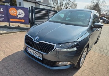 Skoda Fabia III Hatchback Facelifting 1.0 MPI 75KM 2019 Skoda Fabia Swiezo sprowadzony Zarejestrowany. Ubezpieczony. MPI. Radar., zdjęcie 2