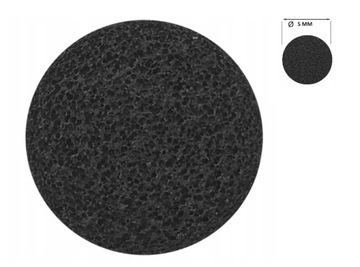 ВЕРЕВКА ПОРОШЕННАЯ РЕЗИНА МИКРОРЕЗИНОВАЯ ПРОКЛАДКА EPDM 5мм 10М