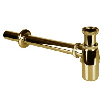 SYFON BUTELKOWY METALOWY DO UMYWALKI BEZ KIELICHA