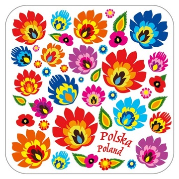 PODKŁADKA KORKOWA ŁOWICKA WYCINANKA FOLK