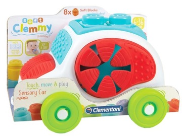 Clemmy SAMOCHÓD Sensoryczne AUTKO Sorter + KLOCKI