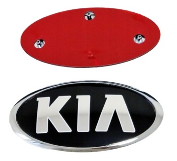 EMBLEMAT ZNACZEK LOGO PRZÓD TYŁ KIA 130x65mm 130mm/65mm optima ceed